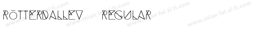 Rotterdallev2 Regular字体转换